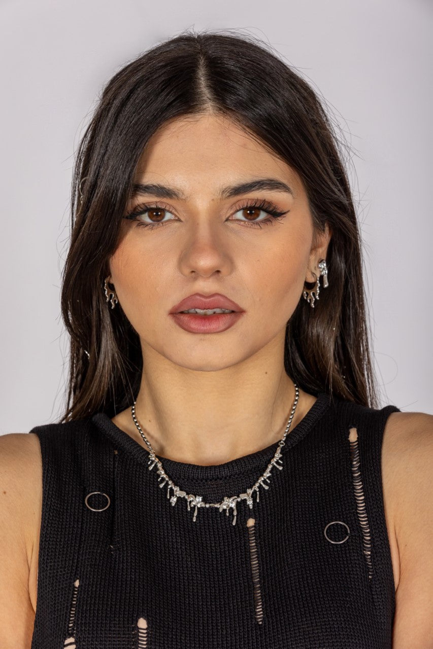 Fire Flames Mini Hoop Earrings